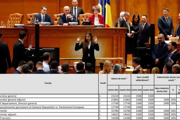 Parlamentul a angajat 100 de directori cu 17.000 lei salariu, plus 1.500 lei spor de condiții grele
