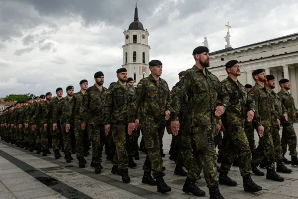 Germania duce tancuri și soldați în Europa, lângă Rusia, prima oară după al II-lea Război Mondial